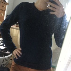 100% Wool J. CREW Slim Navy Sweater
